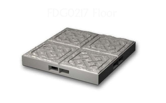 RotM - Floor (2x2) - 3D gedruckt - Gelände - Terrain - Fat Dragon Games 28mm - Ultimate Dragonlock - Scenery - Terrain
