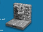 Wand mit Dämon für Dungeon, 3D gedrucktes Gelände von Fat Dragon Games, Ultimate Dragonlock Scenery oder Terrain für 28mm Tabletop Gaming