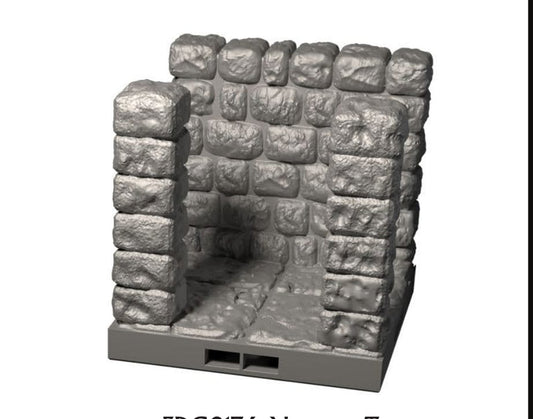 T-Kreuzung für Engpass für Dungeon, 3D gedrucktes Gelände von Fat Dragon Games,  Ultimate Dragonlock System Terrain für 28mm Tabletop Gaming