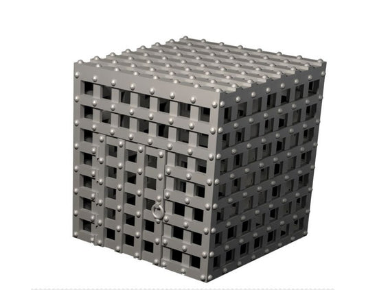 Käfig für Dungeon, 3D gedrucktes Gelände von Fat Dragon Games,  Ultimate Dragonlock System Terrain für 28mm Tabletop Gaming