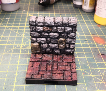 Castle - Treppe, 3D gedrucktes Gelände von Fat Dragon Games, Ultimate Dragonlock System, Terrain für 28mm