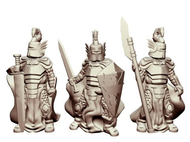 Dragon Knights - Miniaturen 32mm Resin Tabletop by Ill Gotten Games