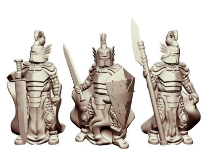 Dragon Knights - Miniaturen 32mm Resin Tabletop by Ill Gotten Games