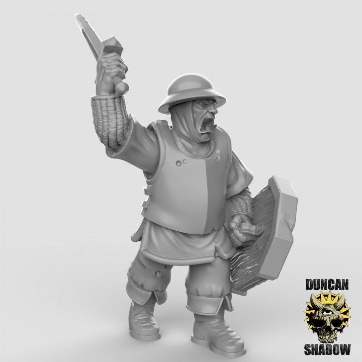 Town Guard - Sword and Shield - Stadtwache mit Schwert  32mm  Tabletop  Fantasy  Gaming  D&D  Dungeons and Dragons  Duncan Shadow