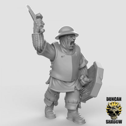 Town Guard - Sword and Shield - Stadtwache mit Schwert  32mm  Tabletop  Fantasy  Gaming  D&D  Dungeons and Dragons  Duncan Shadow