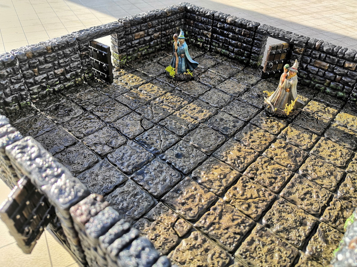 Dungeon Starter Bundle (large), 3D gedrucktes Gelände von Fat Dragon Games, Ultimate Dragonlock System, Terrain für  28mm Tabletop Gaming