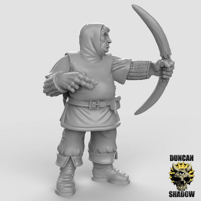 Town Guard - Bow - Stadtwache mit Bogen  32mm  Tabletop  Fantasy  Gaming  D&D  Dungeons and Dragons  Pathfinder  DSA Duncan Shadow