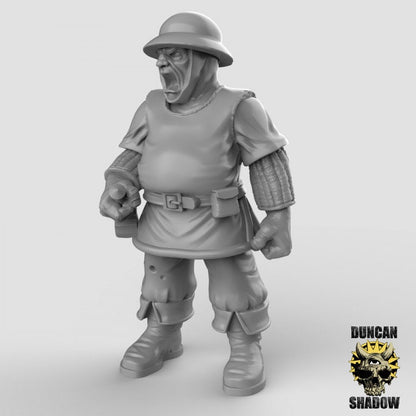 Town Guard - Dagger - Stadtwache + Dolch  32mm  Tabletop  Fantasy  Gaming  D&D  Dungeons and Dragons  Pathfinder  DSA Duncan Shadow