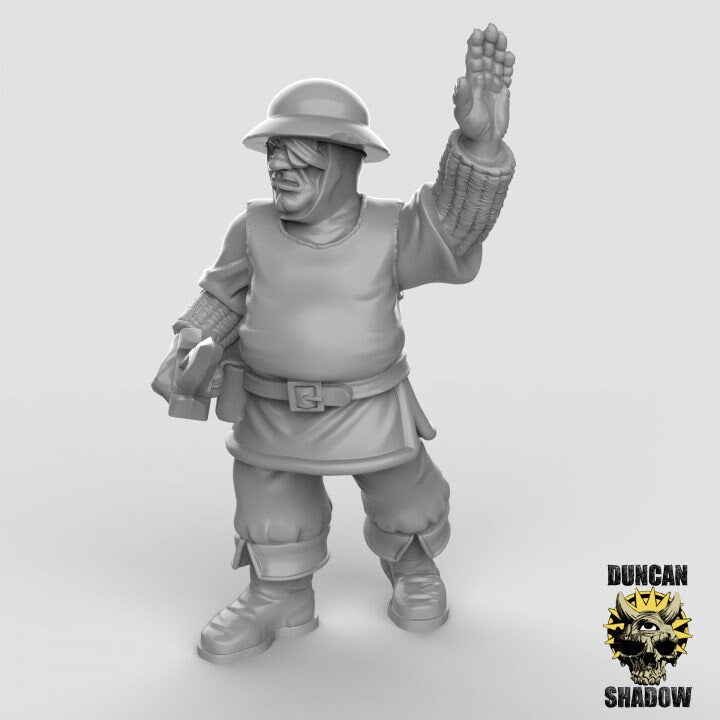 Town Guard - Dagger - Stadtwache + Dolch  32mm  Tabletop  Fantasy  Gaming  D&D  Dungeons and Dragons  Pathfinder  DSA Duncan Shadow