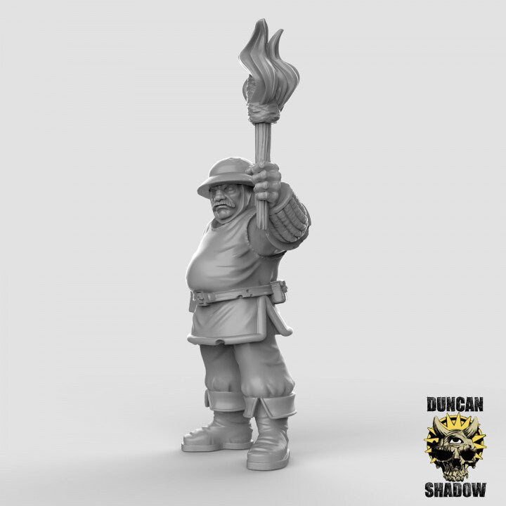 Town Guard - Dagger - Stadtwache + Dolch  32mm  Tabletop  Fantasy  Gaming  D&D  Dungeons and Dragons  Pathfinder  DSA Duncan Shadow