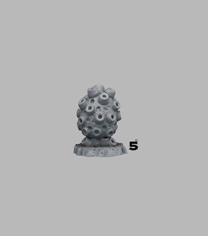 Poisonous Sponge Plant  28mm  Tabletop  Fantasy  Gaming  D&D  Dungeons and Dragons  Pathfinder  DSA  Print Your Monsters