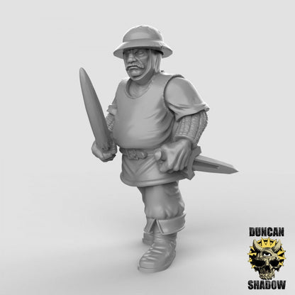 Town Guard - Bow - Stadtwache mit Bogen  32mm  Tabletop  Fantasy  Gaming  D&D  Dungeons and Dragons  Pathfinder  DSA Duncan Shadow