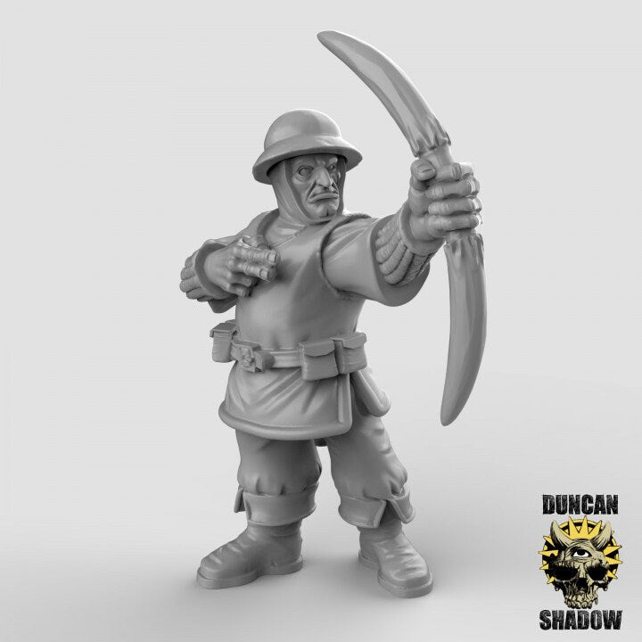 Town Guard - Bow - Stadtwache mit Bogen  32mm  Tabletop  Fantasy  Gaming  D&D  Dungeons and Dragons  Pathfinder  DSA Duncan Shadow