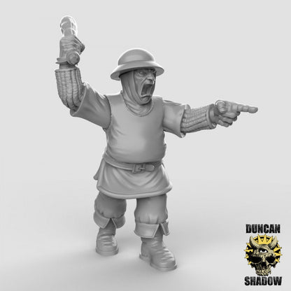 Town Guard - Club - Stadtwache + Knüppel  32mm  Tabletop  Fantasy  Gaming  D&D  Dungeons and Dragons  Pathfinder  DSA Duncan Shadow