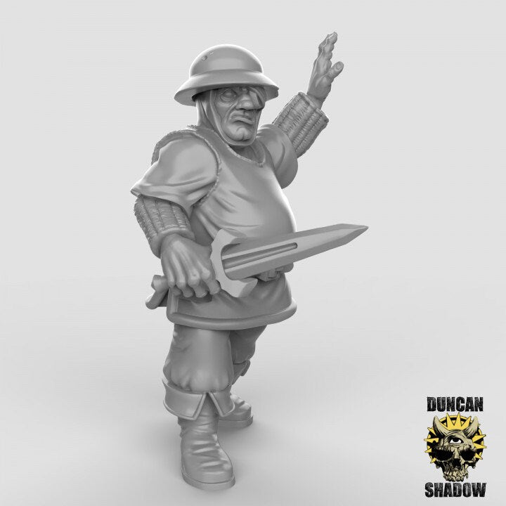 Town Guard - Dagger - Stadtwache + Dolch  32mm  Tabletop  Fantasy  Gaming  D&D  Dungeons and Dragons  Pathfinder  DSA Duncan Shadow