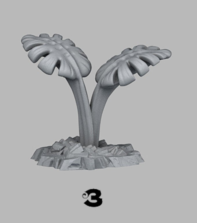Green Monstera - Grüne Monstera  28mm  Tabletop  Fantasy  Gaming  D&D  Dungeons and Dragons  Pathfinder  DSA  Print Your Monsters