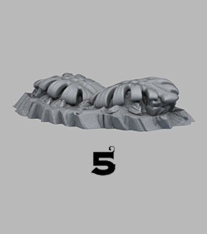 Green Monstera - Grüne Monstera  28mm  Tabletop  Fantasy  Gaming  D&D  Dungeons and Dragons  Pathfinder  DSA  Print Your Monsters