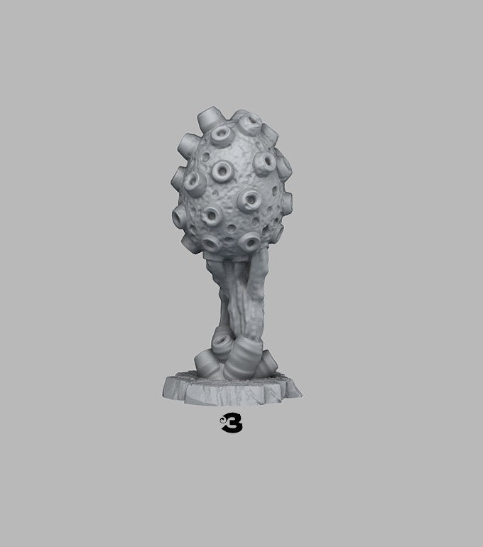 Poisonous Sponge Plant  28mm  Tabletop  Fantasy  Gaming  D&D  Dungeons and Dragons  Pathfinder  DSA  Print Your Monsters
