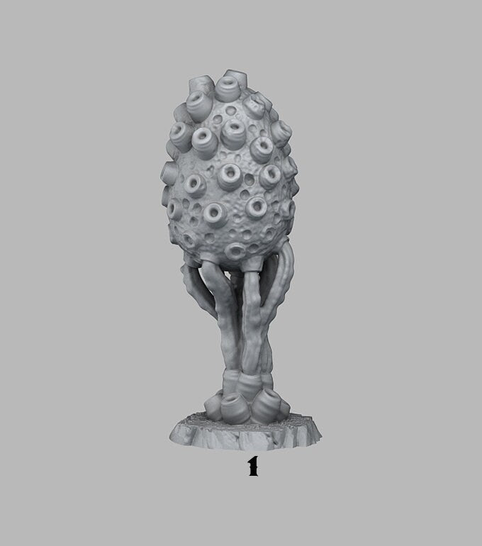 Poisonous Sponge Plant  28mm  Tabletop  Fantasy  Gaming  D&D  Dungeons and Dragons  Pathfinder  DSA  Print Your Monsters