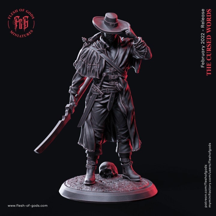 Creature Hunter (Hero)  28mm  Tabletop  Fantasy  Gaming  D&D  Dungeons and Dragons  Pathfinder  DSA  Flesh of Gods