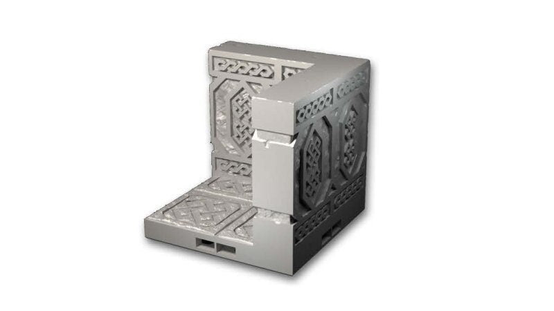 RotM - Ecke (außen) - 3D gedrucktes Gelände von Fat Dragon Games, Ultimate Dragonlock Scenery oder Terrain für 28mm Tabletop Gaming