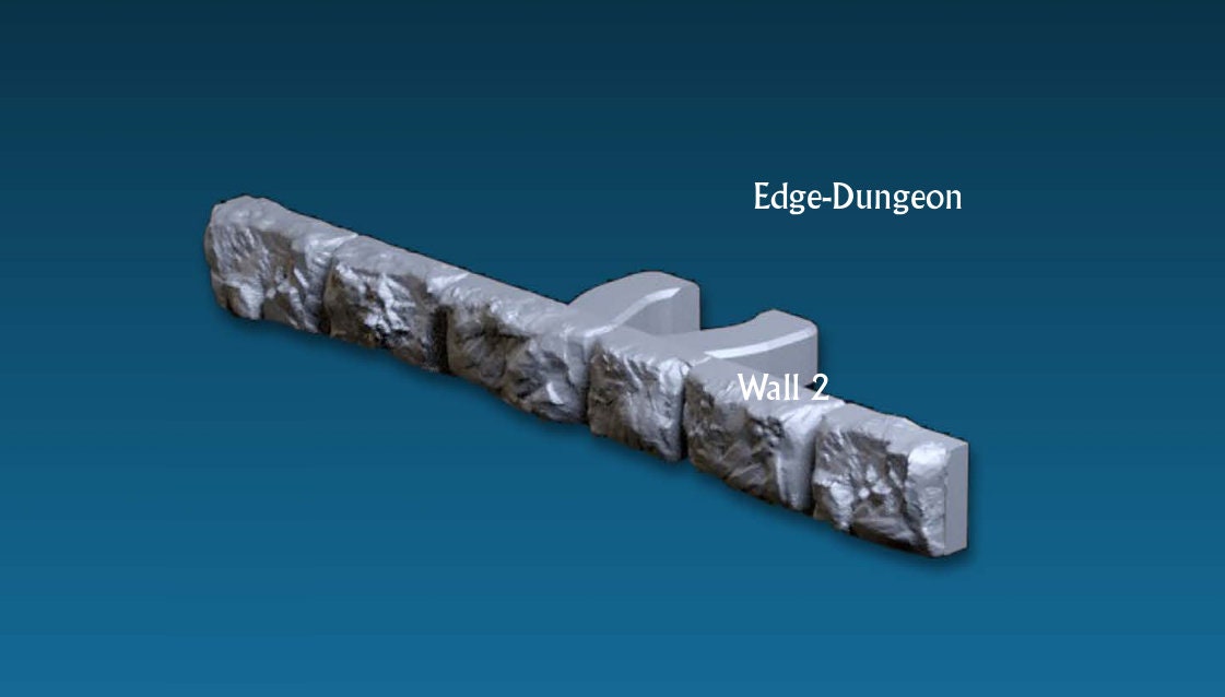 Dragonlock Edge Cover - 10er Pack - 3D gedruckt - Gelände - Terrain - Fat Dragon Games 28mm - Ultimate Dragonlock - Scenery - Terrain