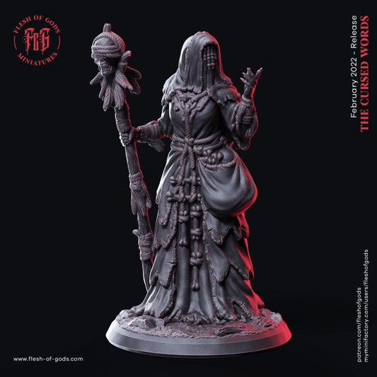 Die verfluchte Hexe (NPC)  32mm  Tabletop  Fantasy  Gaming  D&D  Dungeons and Dragons  Pathfinder  DSA  Flesh of Gods