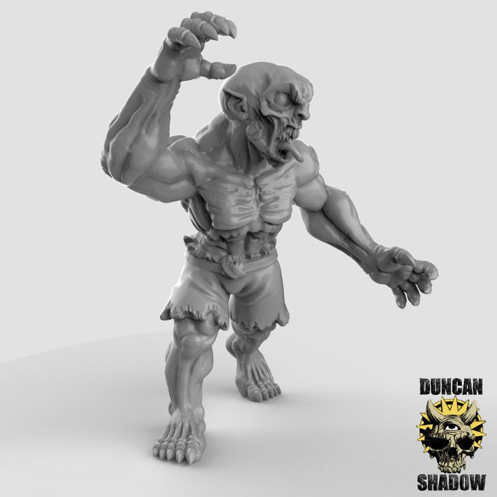 Ghoul - Leichenfresser  32mm  Tabletop  Fantasy  Gaming  D&D  Dungeons and Dragons  Pathfinder  DSA Duncan Shadow