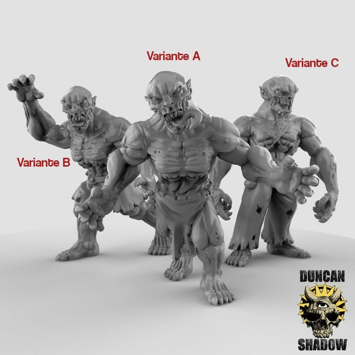 Ghoul - Leichenfresser  32mm  Tabletop  Fantasy  Gaming  D&D  Dungeons and Dragons  Pathfinder  DSA Duncan Shadow
