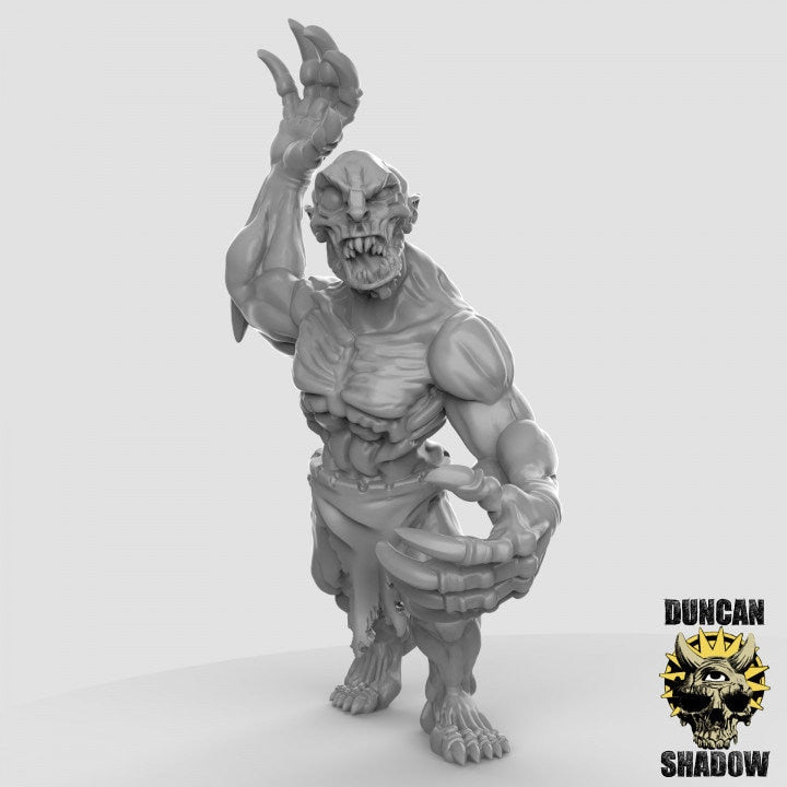 Ghoul - Leichenfresser + Klauen  32mm  Tabletop  Fantasy  Gaming  D&D  Dungeons and Dragons  Pathfinder  DSA Duncan Shadow