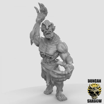 Ghoul - Leichenfresser + Klauen  32mm  Tabletop  Fantasy  Gaming  D&D  Dungeons and Dragons  Pathfinder  DSA Duncan Shadow