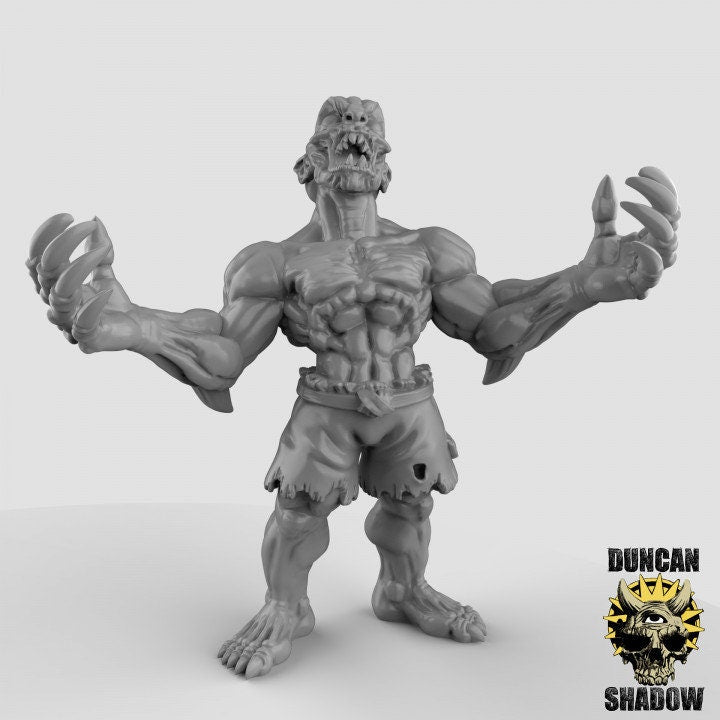 Ghoul - Leichenfresser + Klauen  32mm  Tabletop  Fantasy  Gaming  D&D  Dungeons and Dragons  Pathfinder  DSA Duncan Shadow