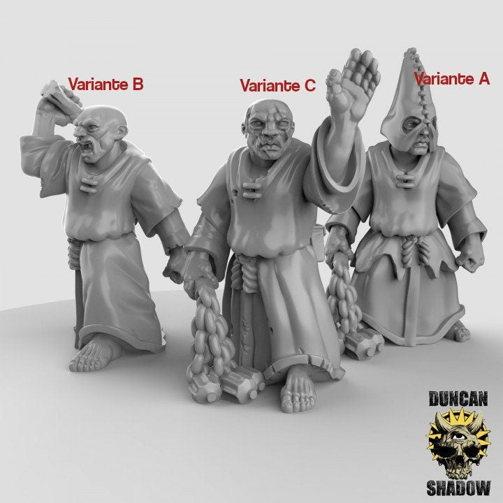 Kultist mit Flegel  32mm  Tabletop  Fantasy  Gaming  D&D  Dungeons and Dragons  Pathfinder  DSA Duncan Shadow