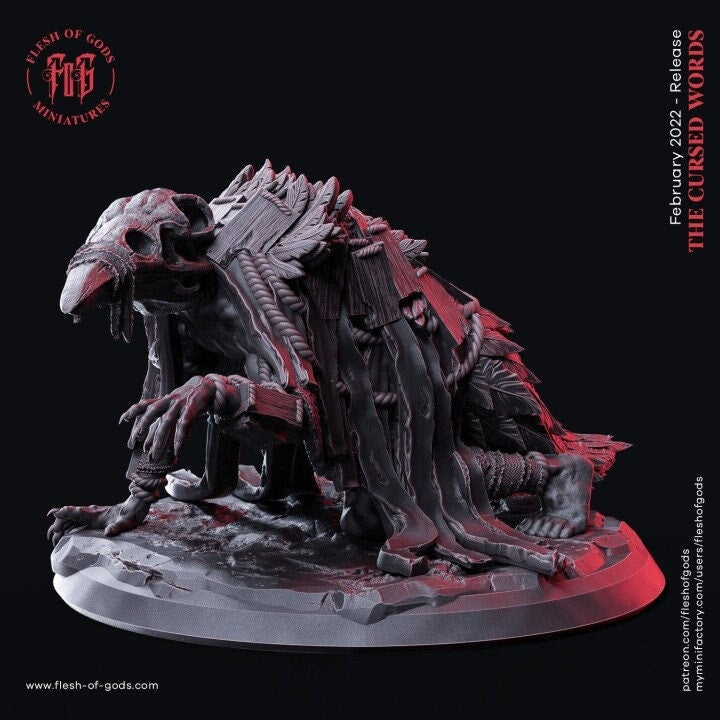 The Raven Scourge (Monster)  28mm  Tabletop  Fantasy  Gaming  D&D  Dungeons and Dragons  Pathfinder  DSA  Flesh of Gods