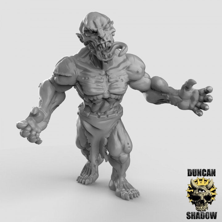 Ghoul - Leichenfresser  32mm  Tabletop  Fantasy  Gaming  D&D  Dungeons and Dragons  Pathfinder  DSA Duncan Shadow