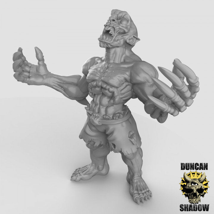 Ghoul - Leichenfresser + Klauen  32mm  Tabletop  Fantasy  Gaming  D&D  Dungeons and Dragons  Pathfinder  DSA Duncan Shadow