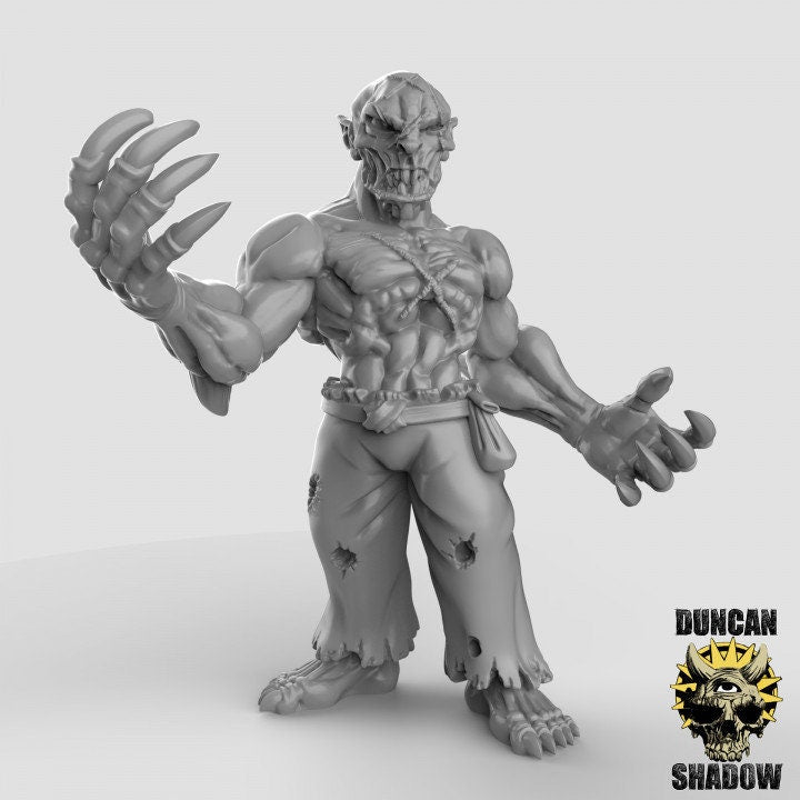 Ghoul - Leichenfresser + Klauen  32mm  Tabletop  Fantasy  Gaming  D&D  Dungeons and Dragons  Pathfinder  DSA Duncan Shadow