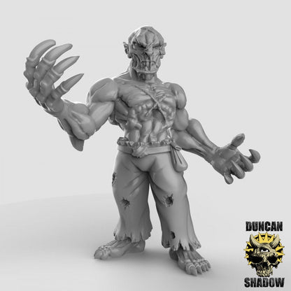 Ghoul - Leichenfresser + Klauen  32mm  Tabletop  Fantasy  Gaming  D&D  Dungeons and Dragons  Pathfinder  DSA Duncan Shadow