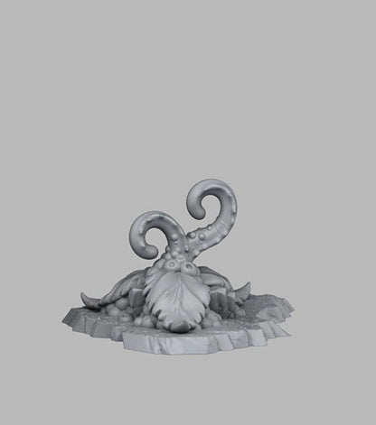 Alien Tentacle Pflanze  28mm  Tabletop  Fantasy  Gaming  D&D  Dungeons and Dragons  Pathfinder  DSA  Print Your Monsters