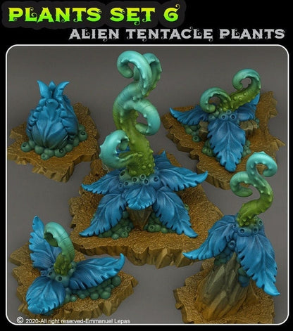 Alien Tentacle Pflanze  28mm  Tabletop  Fantasy  Gaming  D&D  Dungeons and Dragons  Pathfinder  DSA  Print Your Monsters