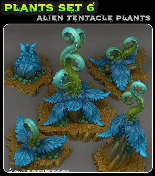 Alien Tentacle Pflanze  28mm  Tabletop  Fantasy  Gaming  D&D  Dungeons and Dragons  Pathfinder  DSA  Print Your Monsters