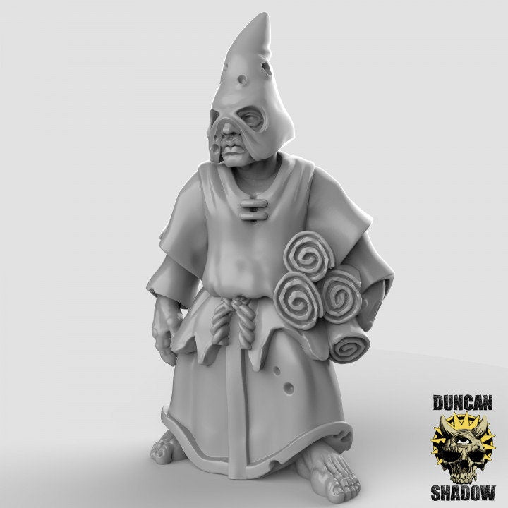 Kultist in versch. Posen  32mm  Tabletop  Fantasy  Gaming  D&D  Dungeons and Dragons  Pathfinder  DSA Duncan Shadow