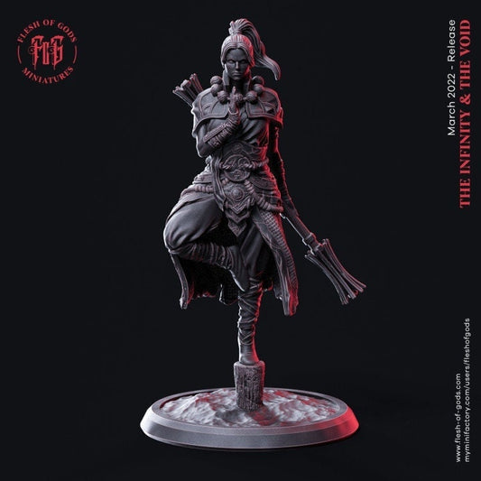 Thalia Balran - ein Mönch (Hero)  32mm  Tabletop  Fantasy  D&D  Gaming   Dungeons and Dragons  Pathfinder  DSA  Flesh of Gods