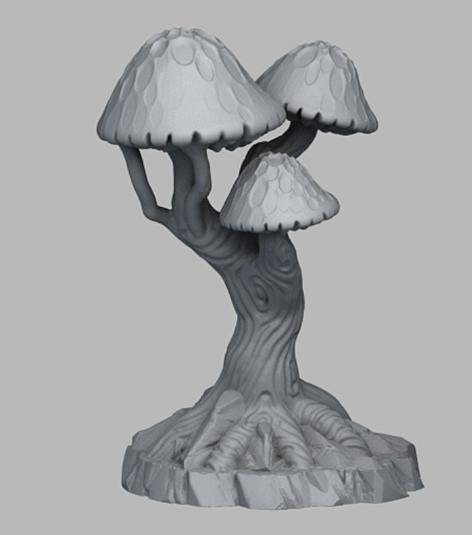 Giant Mushrooms  28mm  Tabletop  Fantasy  Gaming  D&D  Dungeons and Dragons  Pathfinder  DSA  Print Your Monsters