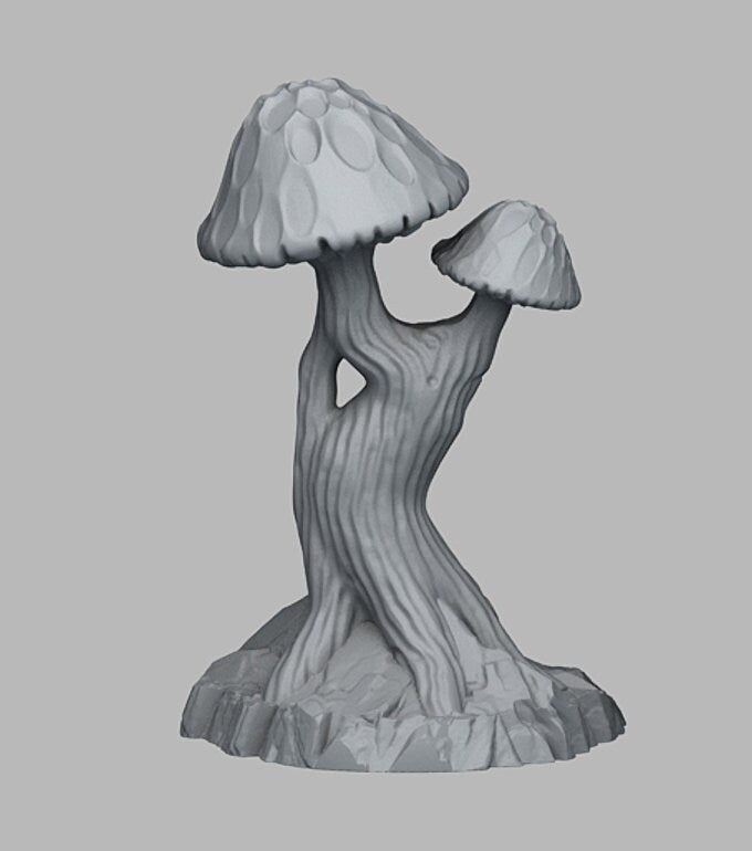 Giant Mushrooms  28mm  Tabletop  Fantasy  Gaming  D&D  Dungeons and Dragons  Pathfinder  DSA  Print Your Monsters