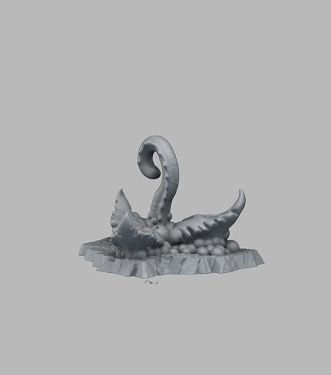 Alien Tentacle Pflanze  28mm  Tabletop  Fantasy  Gaming  D&D  Dungeons and Dragons  Pathfinder  DSA  Print Your Monsters