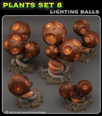Lighting Balls Pflanze  28mm  Tabletop  Fantasy  Gaming  D&D  Dungeons and Dragons  Pathfinder  DSA  Print Your Monsters