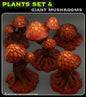 Giant Mushrooms  28mm  Tabletop  Fantasy  Gaming  D&D  Dungeons and Dragons  Pathfinder  DSA  Print Your Monsters