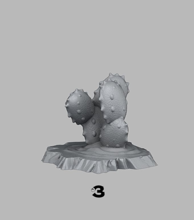 Egyptian Cactuses Pflanze  28mm  Tabletop  Fantasy  Gaming  D&D  Dungeons and Dragons  Pathfinder  DSA  Print Your Monsters