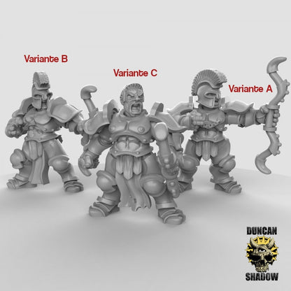 Storm Knights mit Bögen  32mm  Tabletop  Fantasy  Gaming  D&D  Dungeons and Dragons  Pathfinder  DSA Duncan Shadow